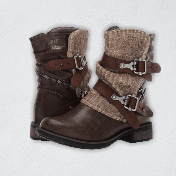 Muk Luks Logan Boots NWOT Size 6